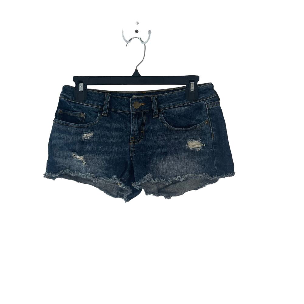BP Nordstorm Women's Y2k 5 Waist 28‎ Cut Off Denim Short Shorts Micro Mini